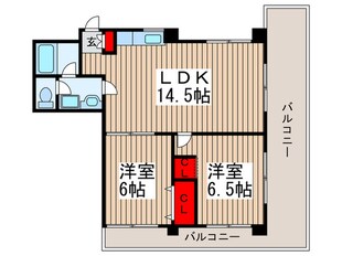 ハイツ西川の物件間取画像